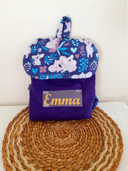 Sac à dos enfant personnalisé motif koala
