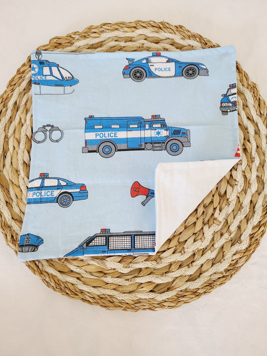 Serviette de table motifs véhicule de police