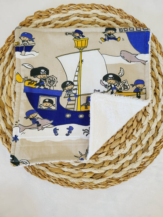Serviette de table motif pirate