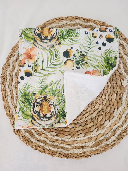 Serviette de table motif tigre