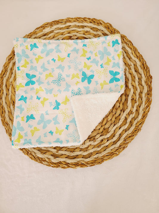 Serviette de table motif papillon