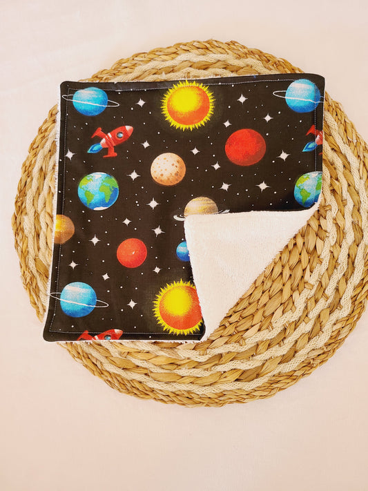 Serviette de table motif planète