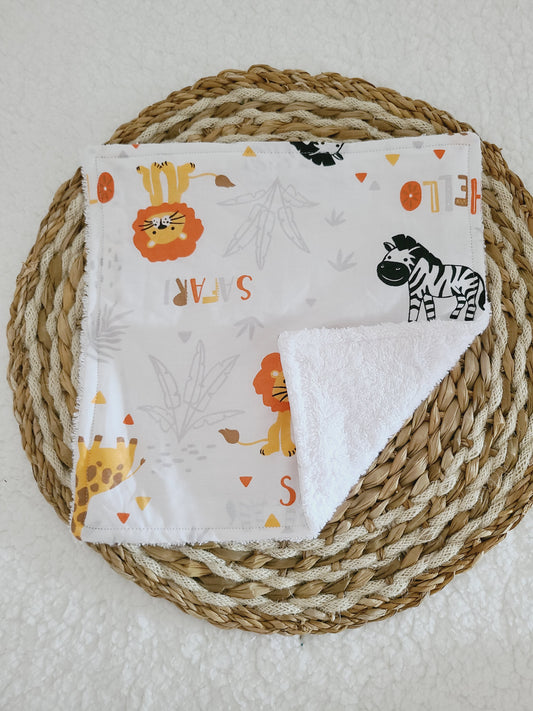 Serviette de table motif animaux / safari