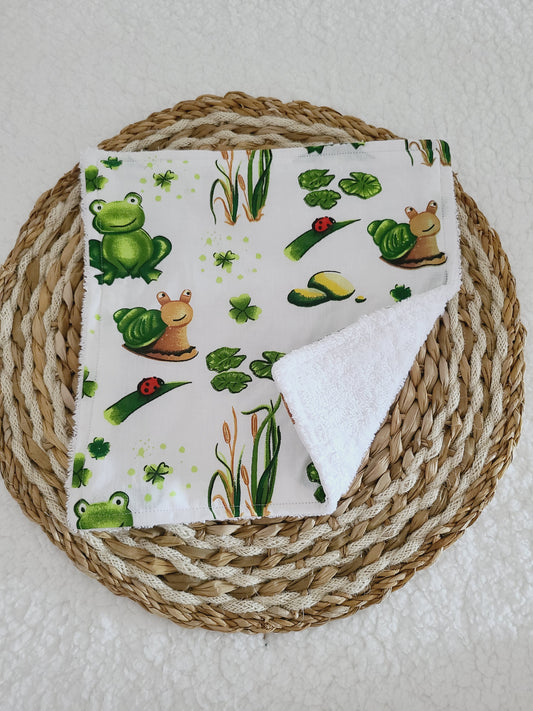 Serviette de table motif grenouille