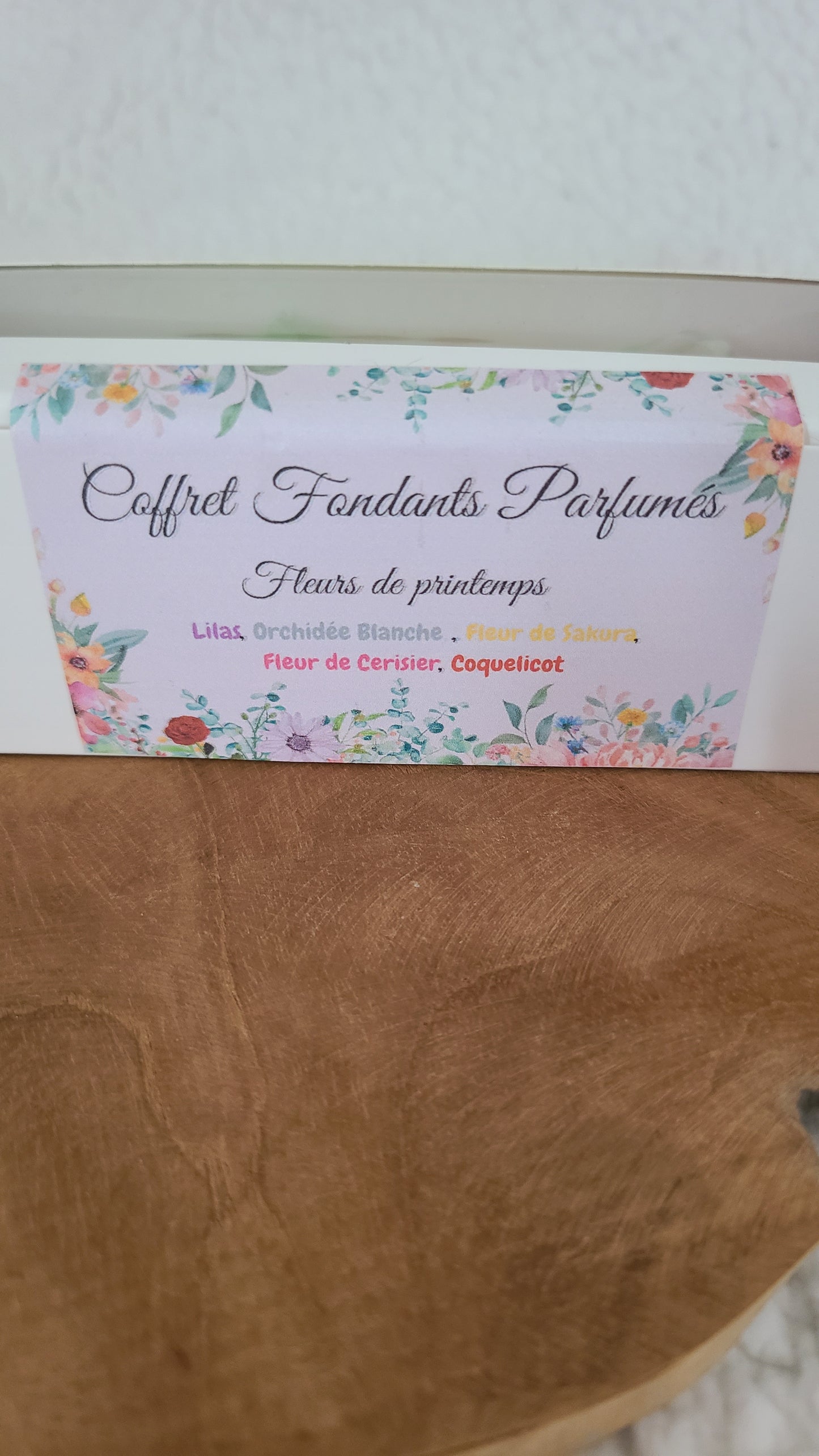 Coffret fondant parfumé Fleurs de Printemps