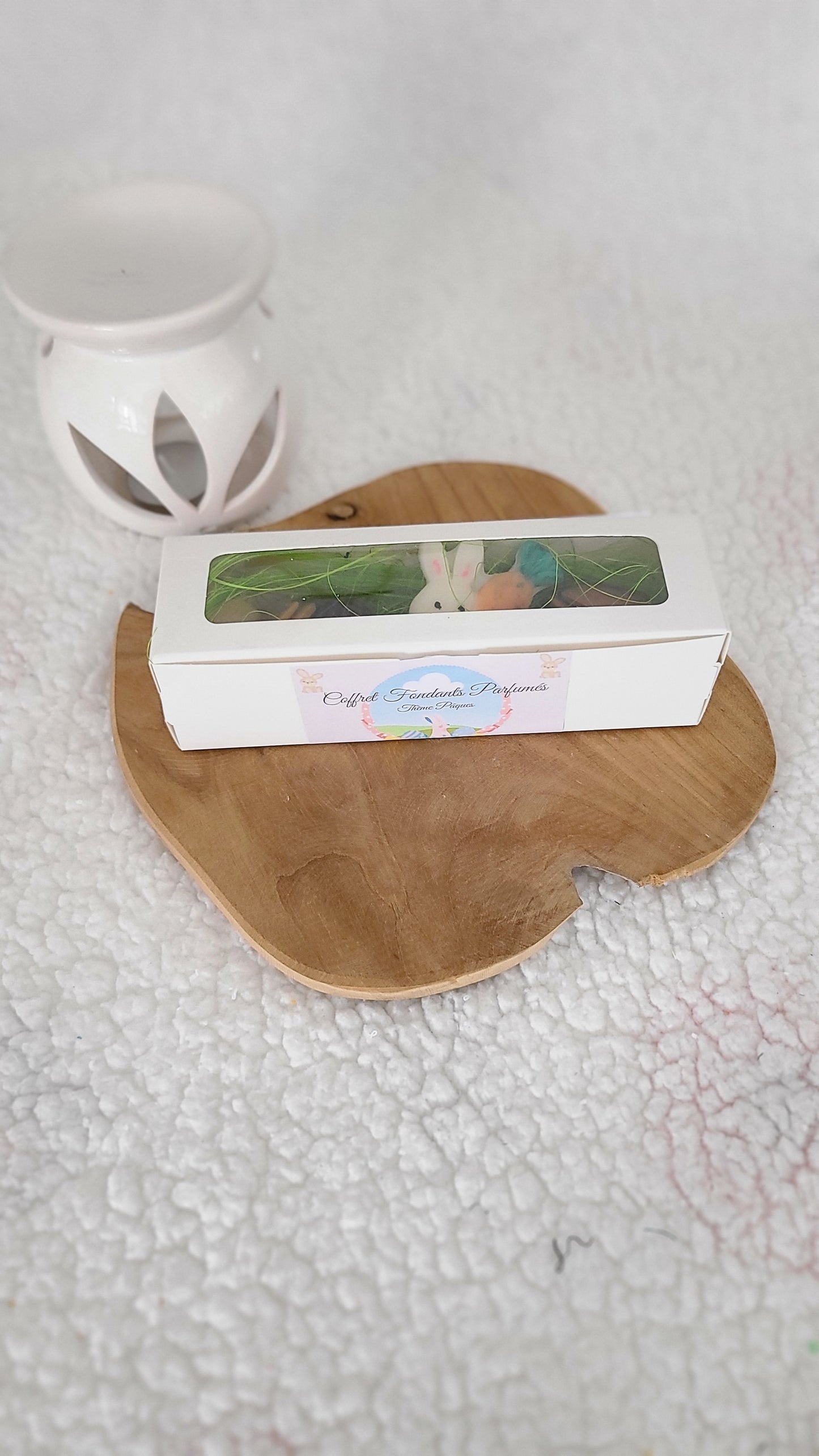 Coffret fondant parfumé thème Pâques