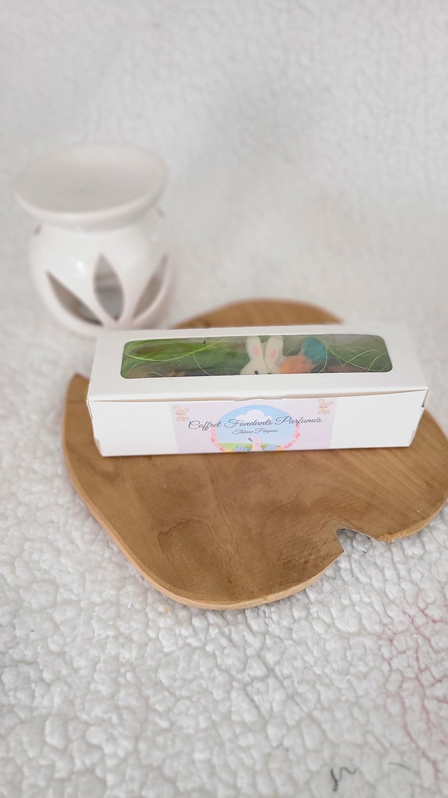 Coffret fondant parfumé thème Pâques