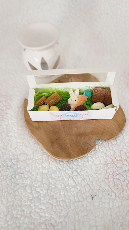 Coffret fondant parfumé thème Pâques