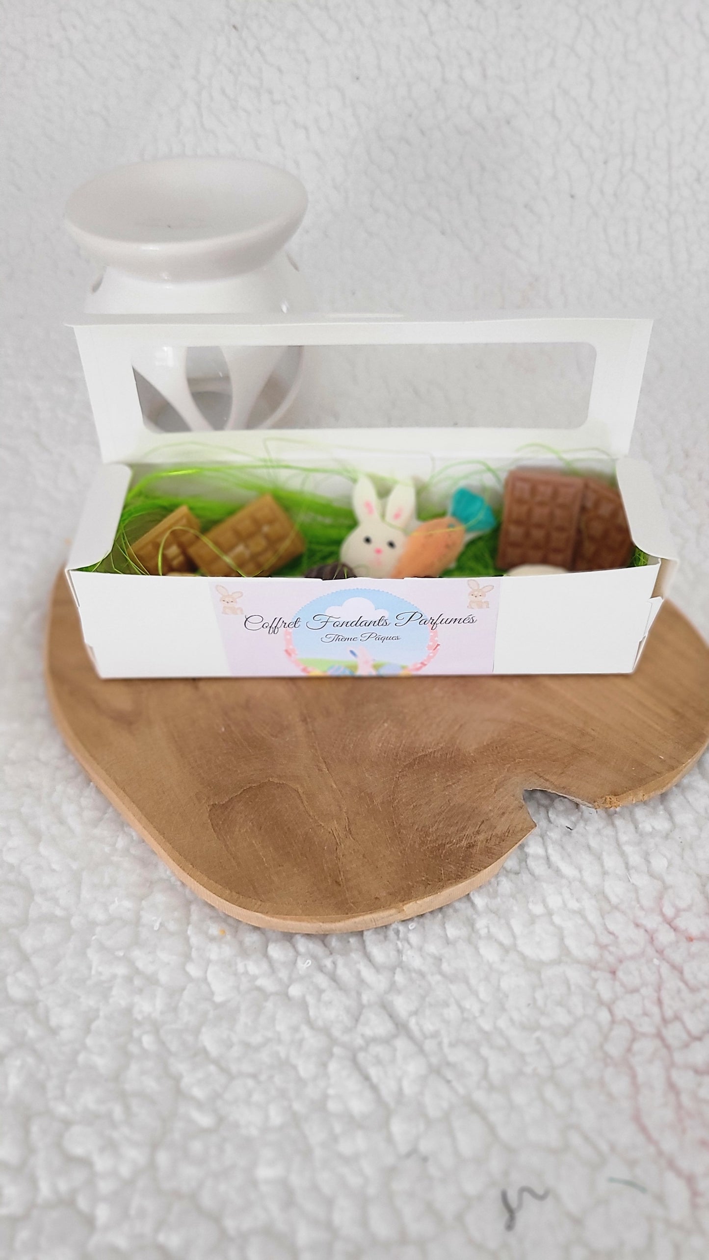Coffret fondant parfumé thème Pâques