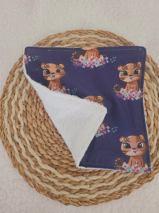 Serviette de table motif tigre