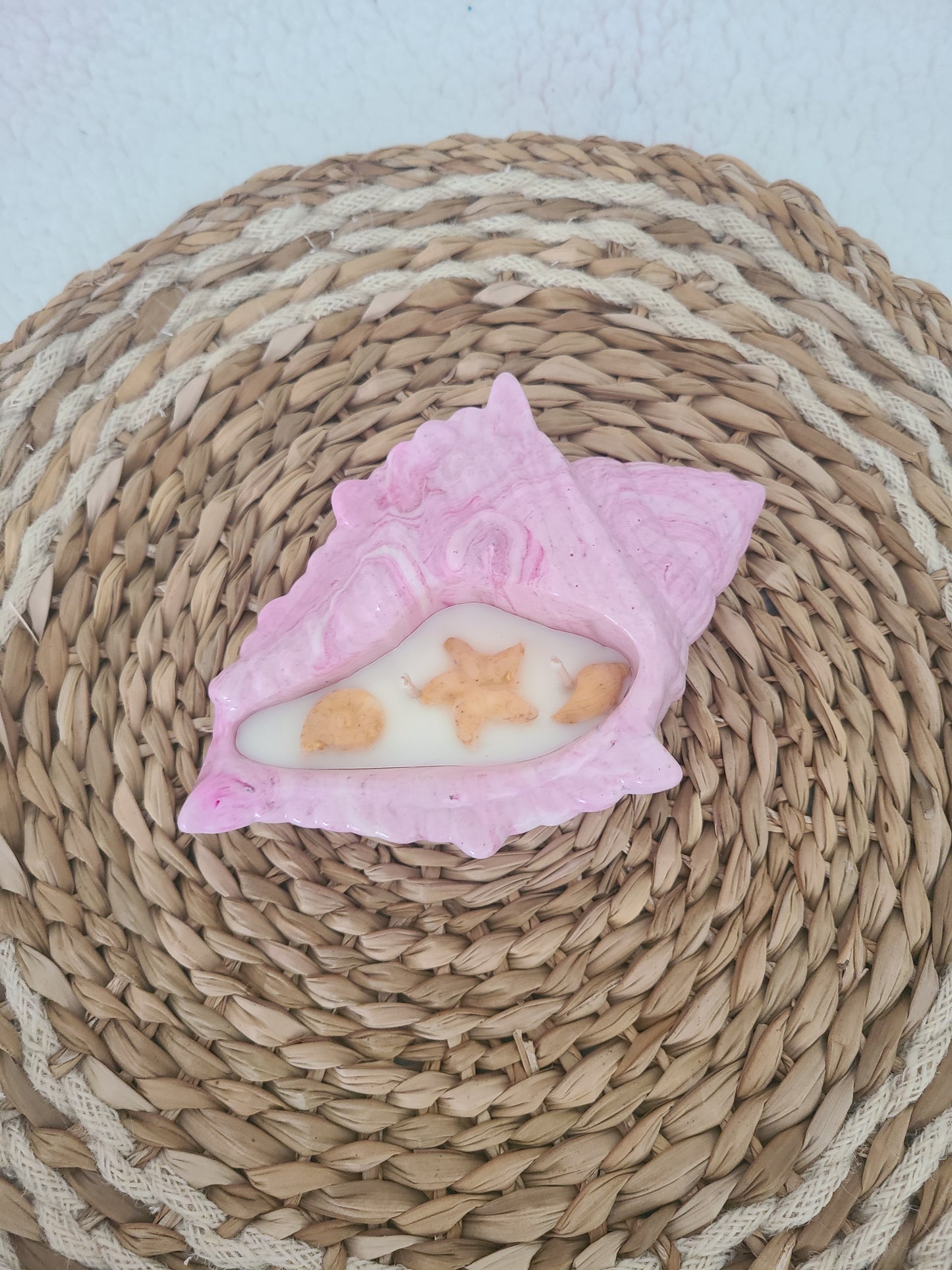 Bougie coquillage