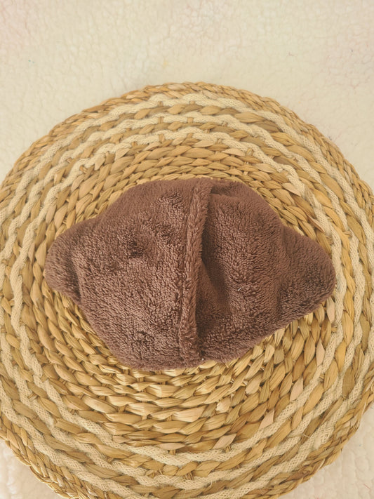 Bouillotte singe déhoussable aux graines de lin bio