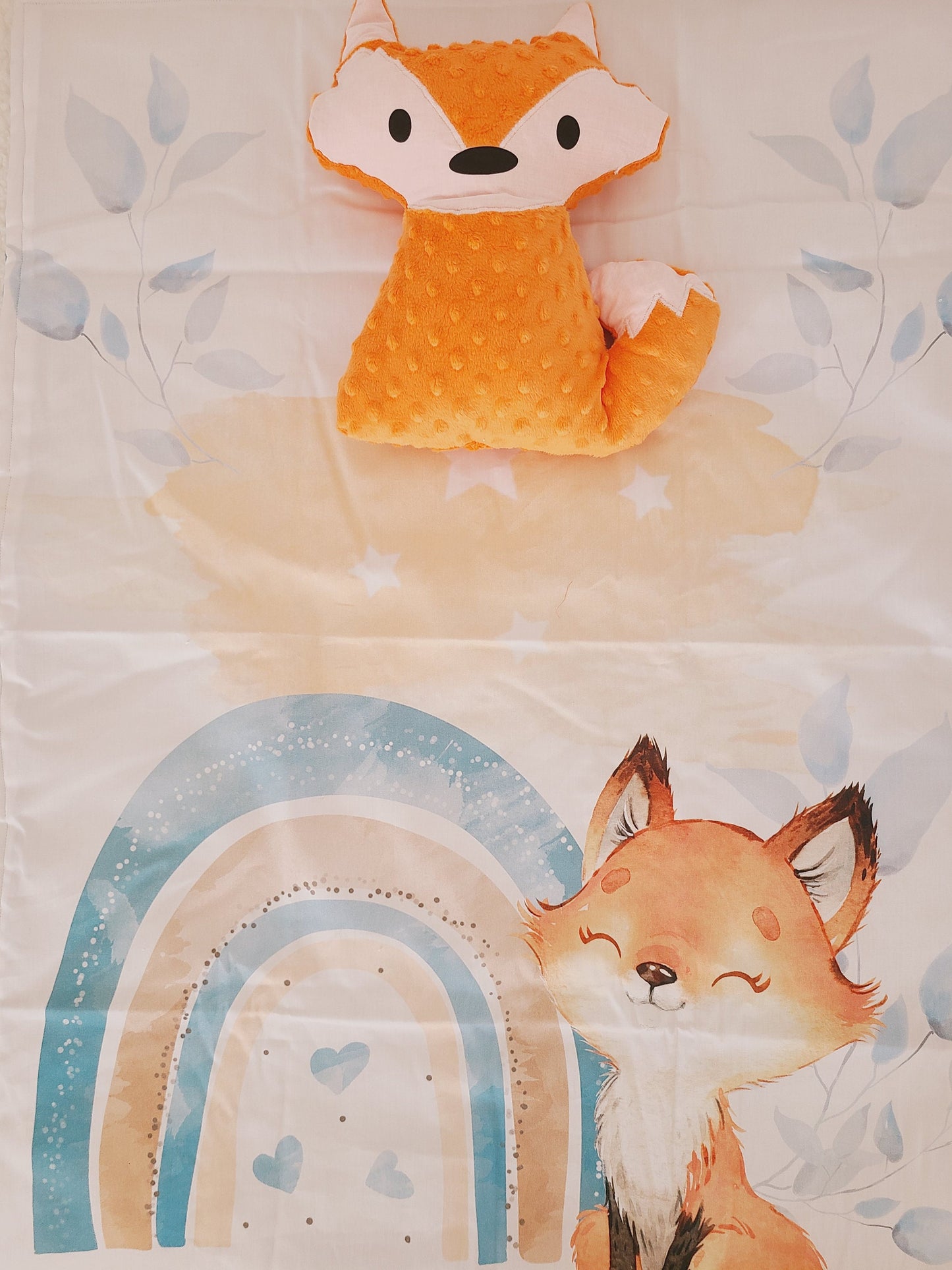 Coussin renard lumineux