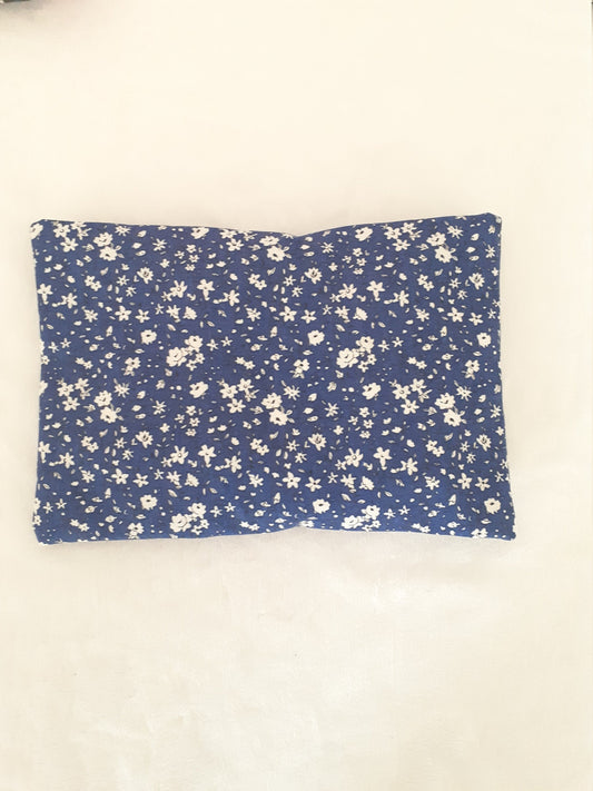 Bouillotte sèche déhoussable aux graines de lin bio motifs fleurs