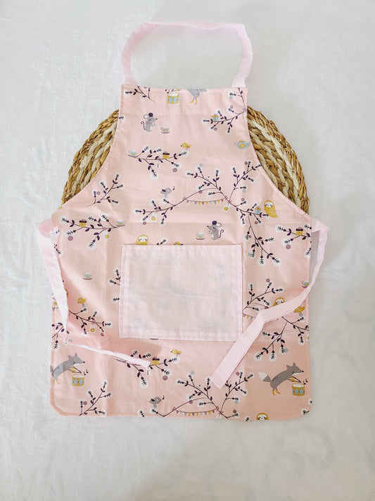 Tablier pour enfant personnalisable motifs renards