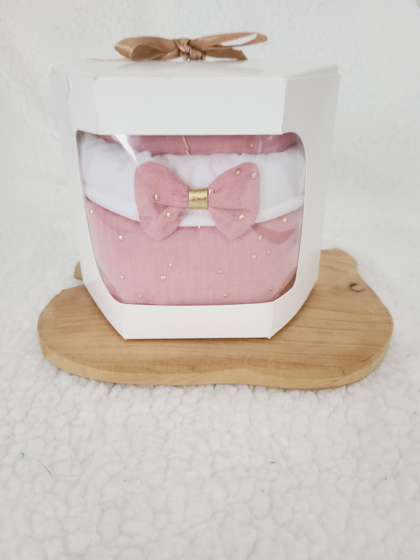 Coffret cadeau : lot de 8 lingettes lavables et sa panière