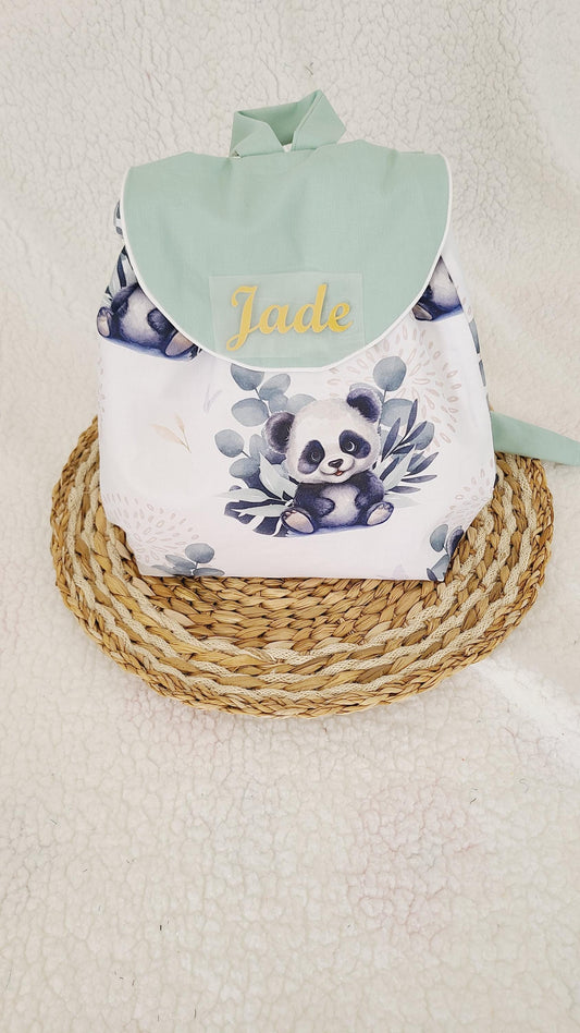 Sac à dos enfant personnalisé motif panda