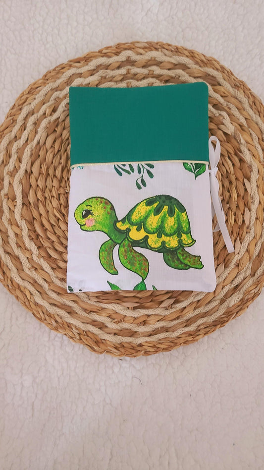 Protège carnet de santé personnalisé motif tortue