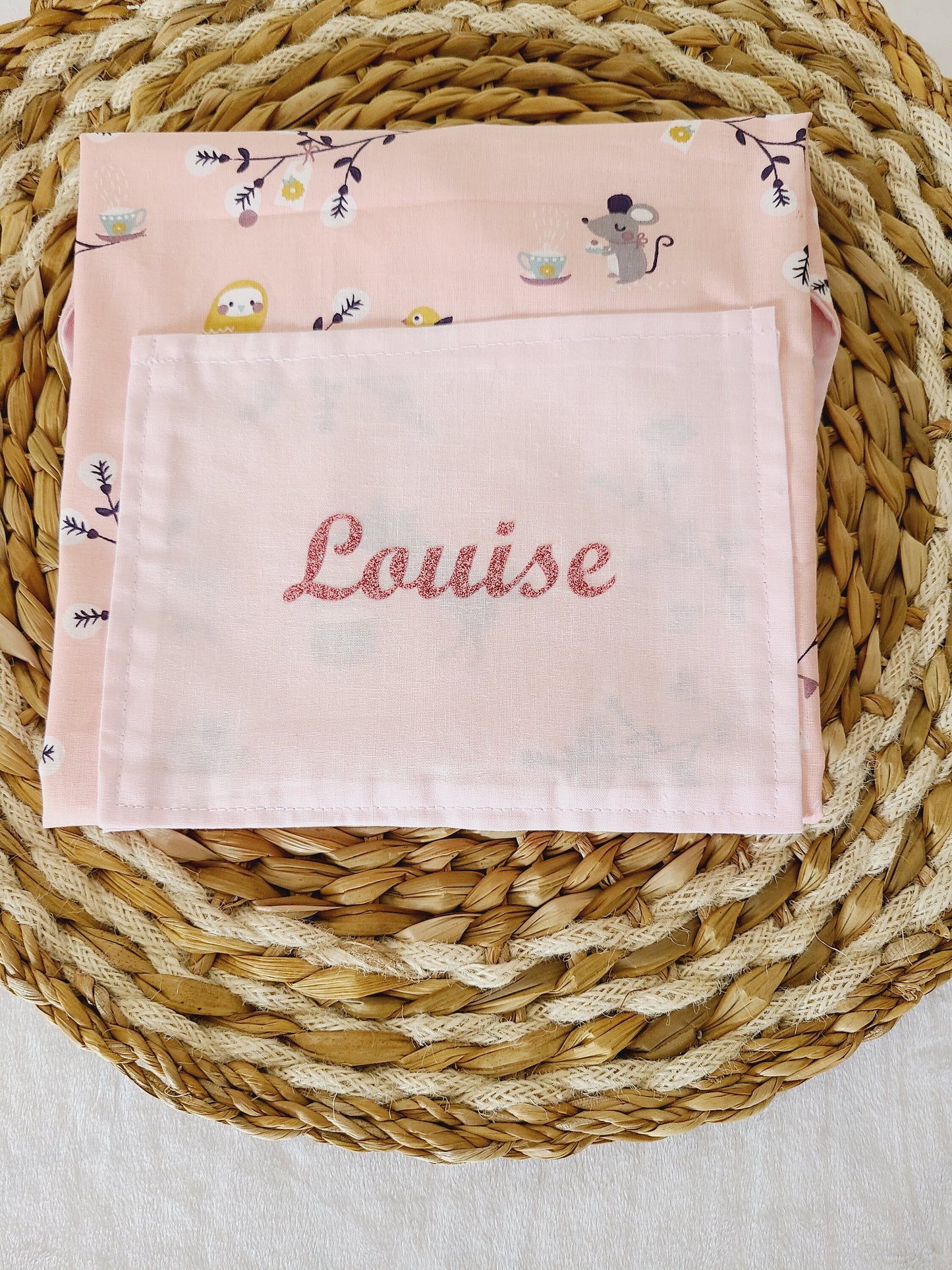 Tablier pour enfant personnalisable motifs renards