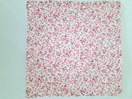 Serviette de table personnalisée motif fleuri