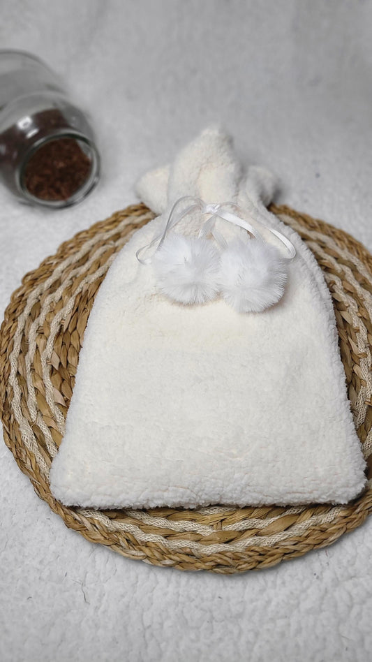 Bouillotte sèche déhoussable aux graines de lin bio