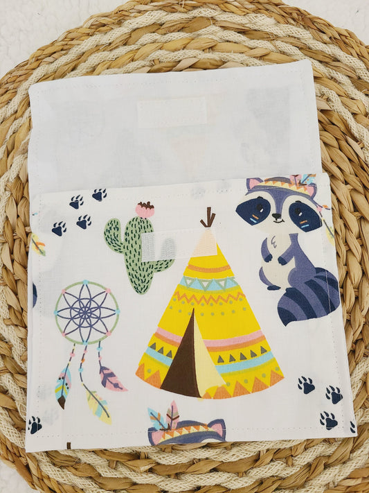 Pochette personnalisée pour serviette de table motif au choix