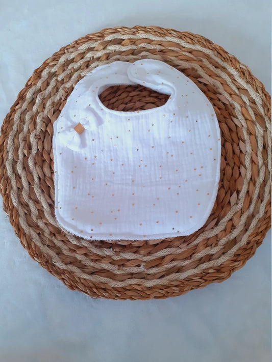 Bavoir bébé en double gaze