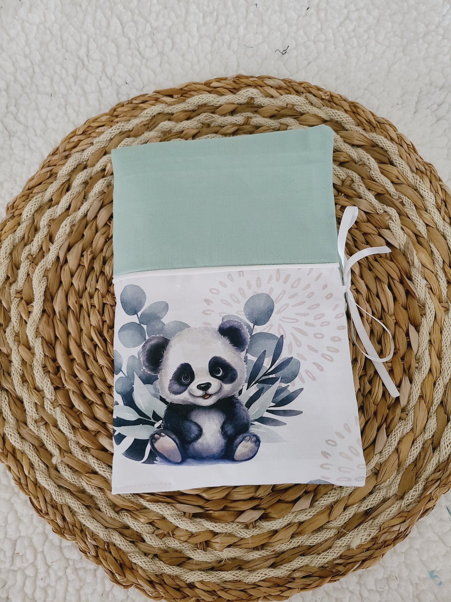 Protège carnet de santé personnalisé motif panda