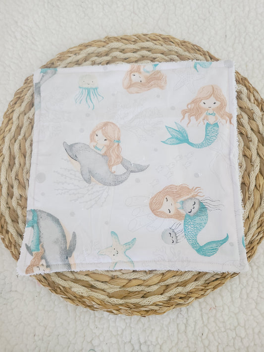 Serviette de table motif sirène