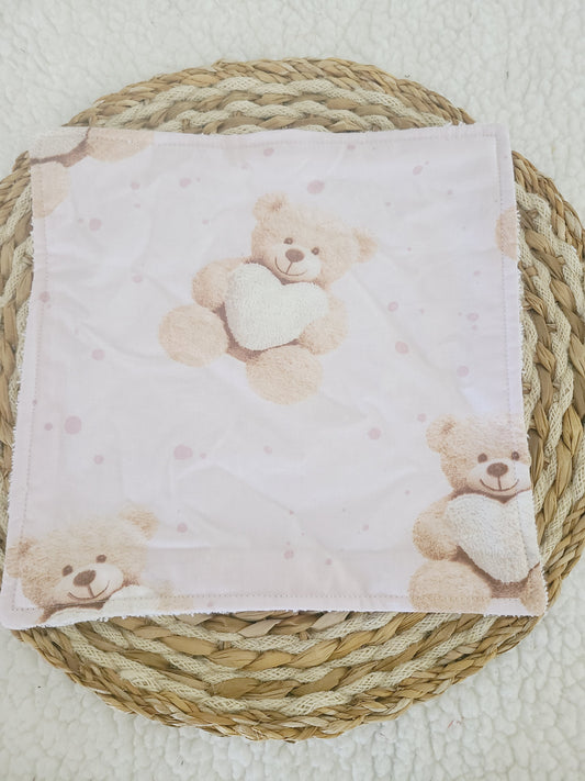 Serviette de table motif nounours