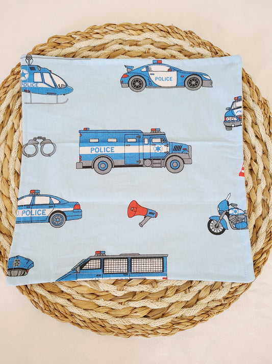 Serviette de table motifs véhicule de police