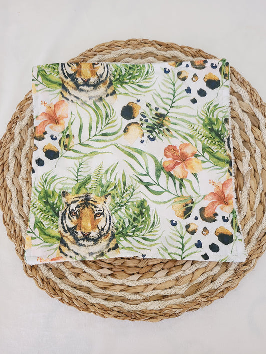 Serviette de table motif tigre
