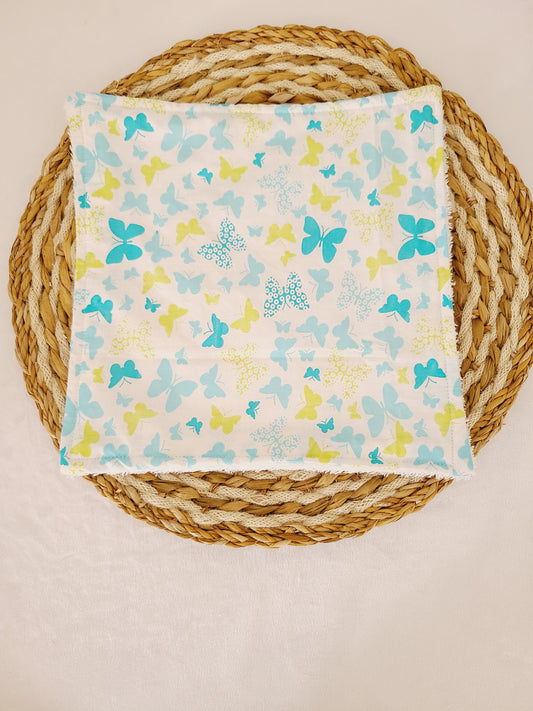 Serviette de table motif papillon