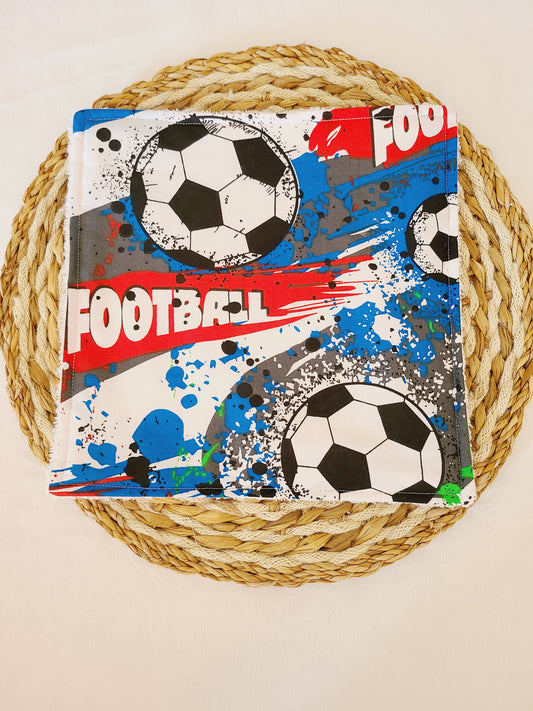 Serviette de table motif foot