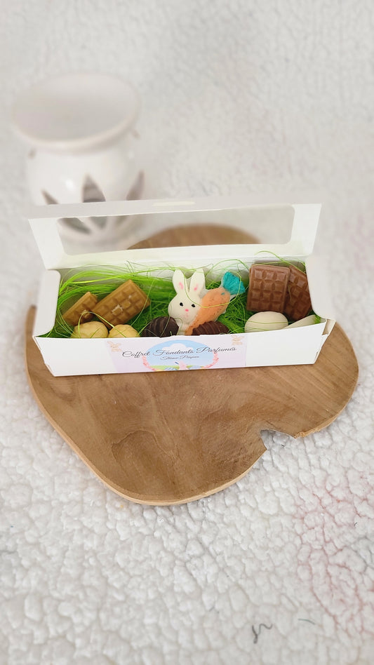 Coffret fondant parfumé thème Pâques