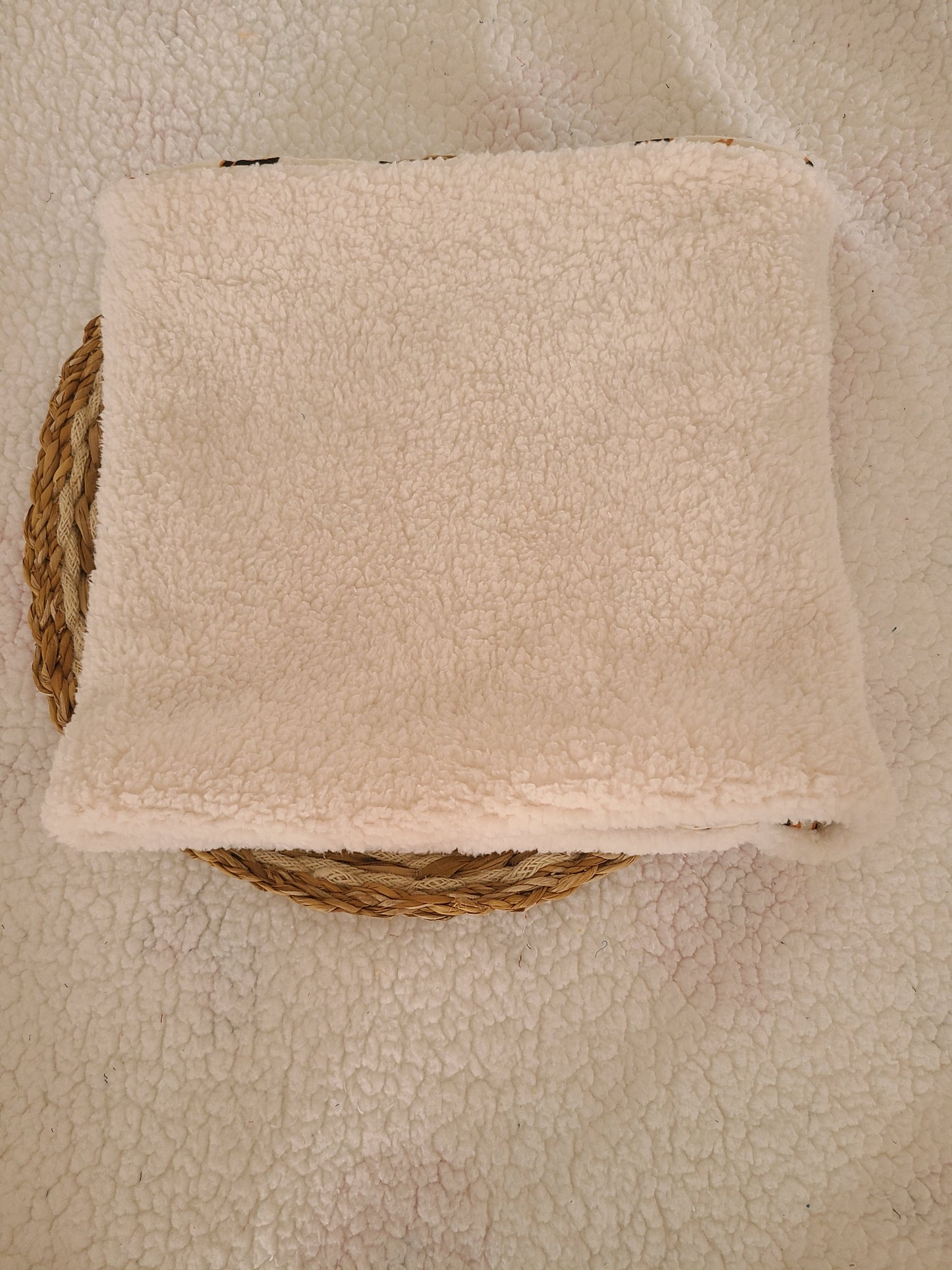 Snood adulte léopard et sherpa écrue