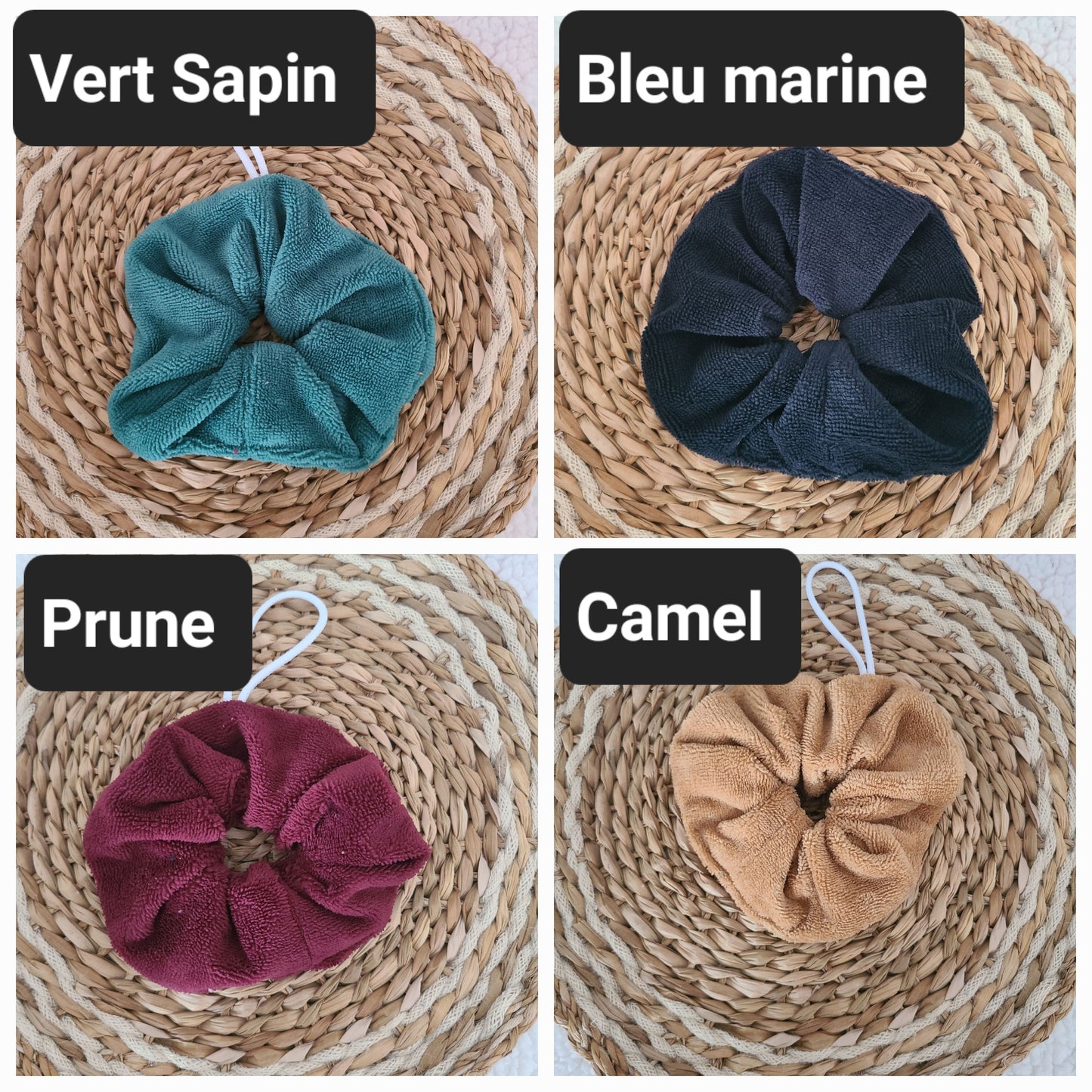 Fleur de douche en micro éponge de bambou