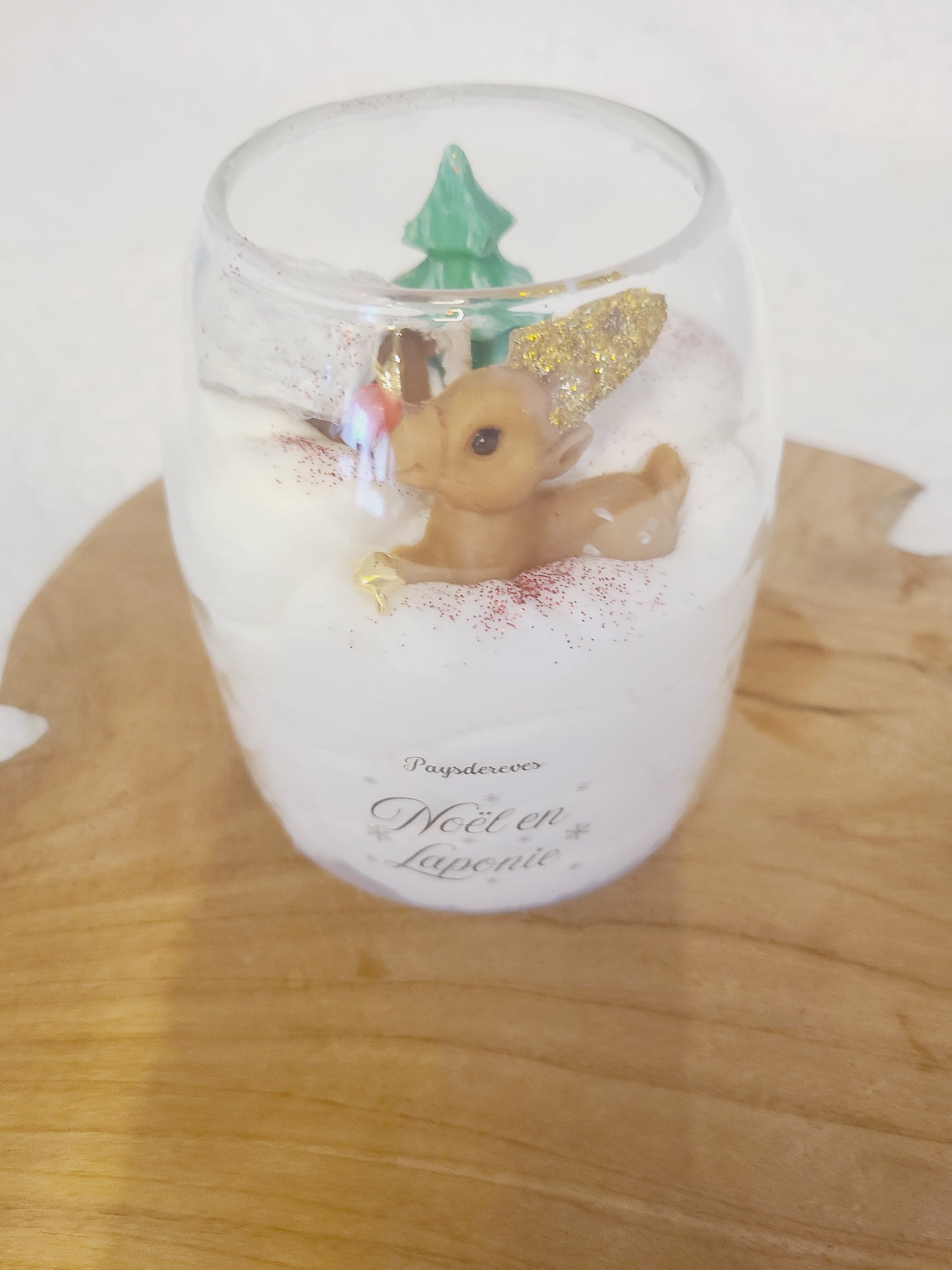 Bougie Noël en Laponie