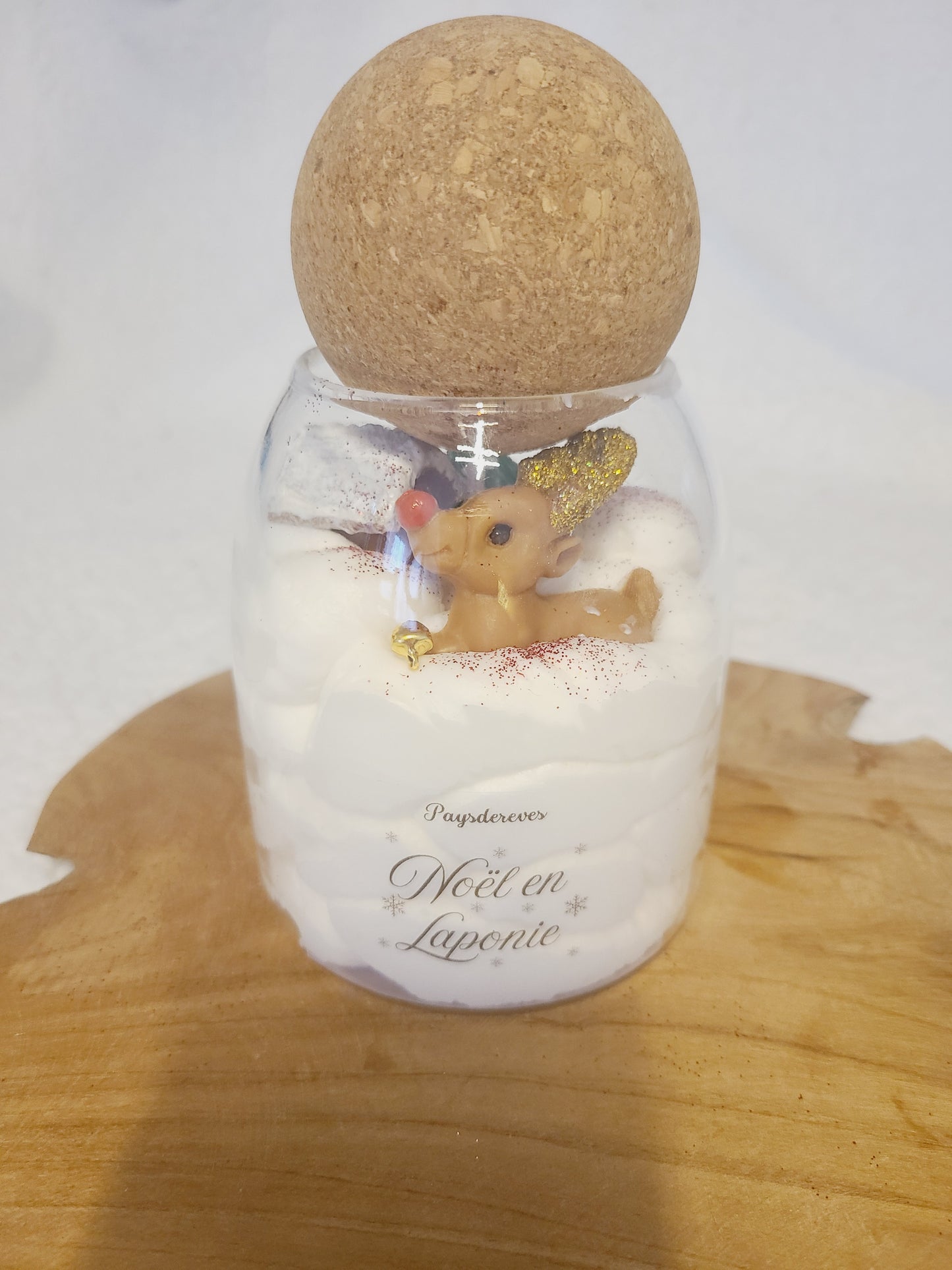 Bougie Noël en Laponie