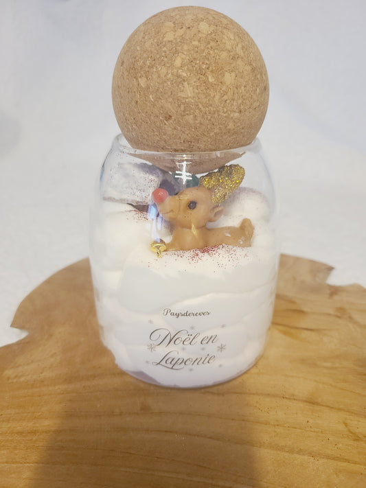 Bougie Noël en Laponie