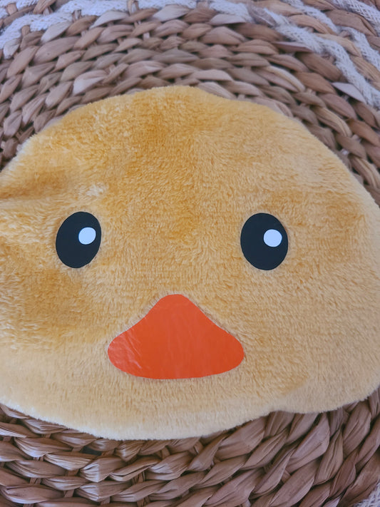 Bouillotte canard déhoussable aux graines de lin bio