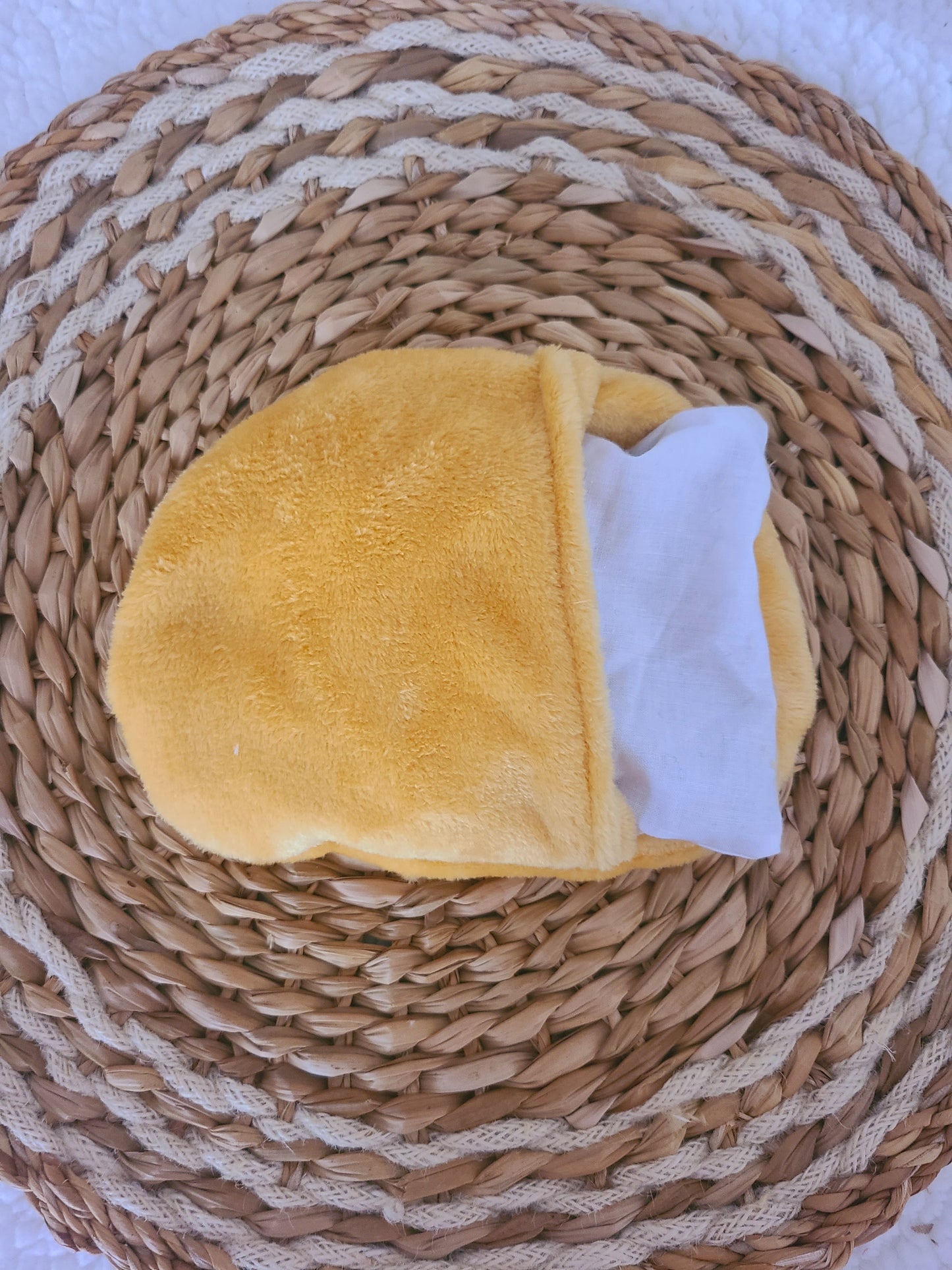 Bouillotte canard déhoussable aux graines de lin bio