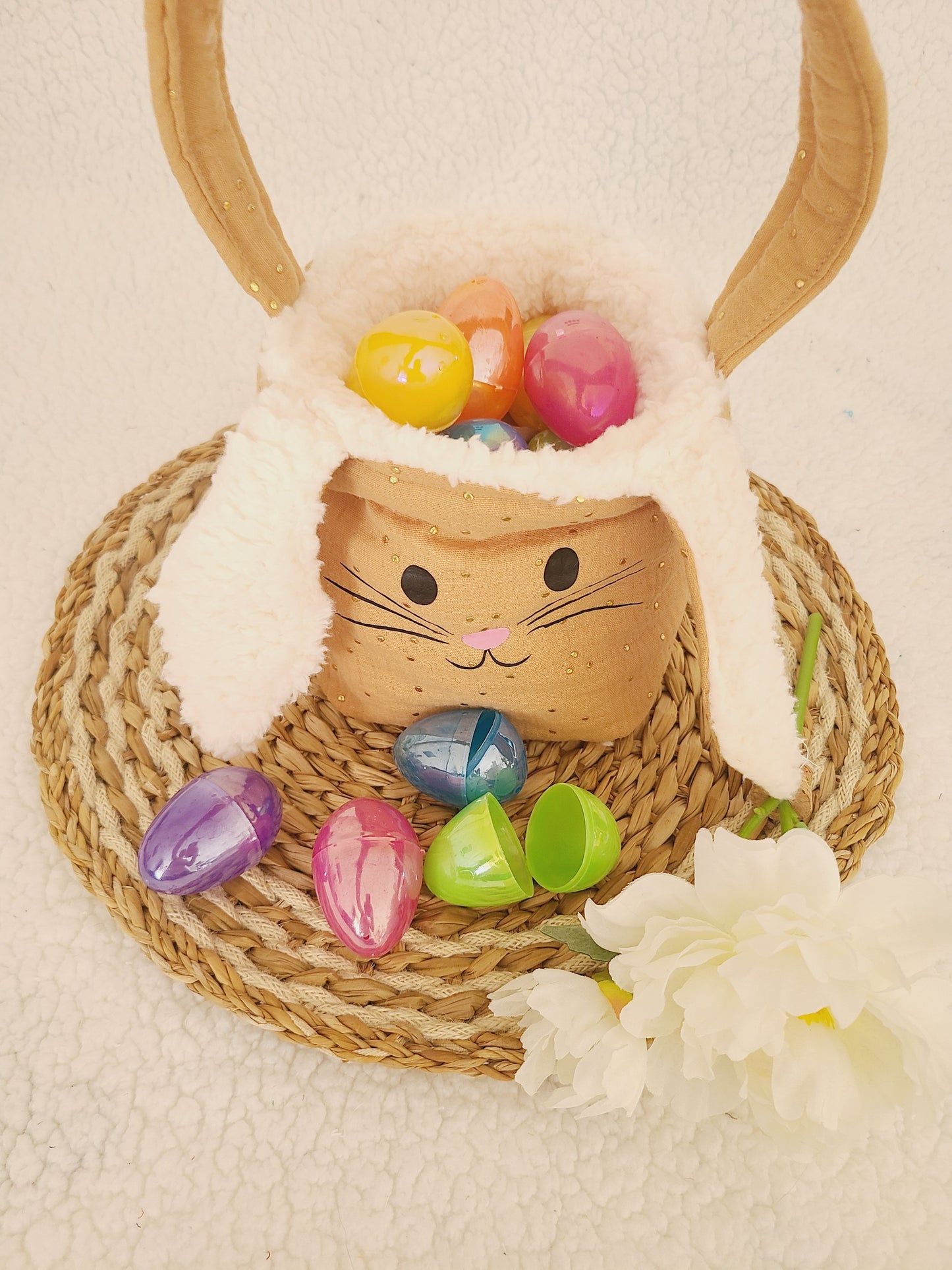 Panier lapin de Pâques personnalisable