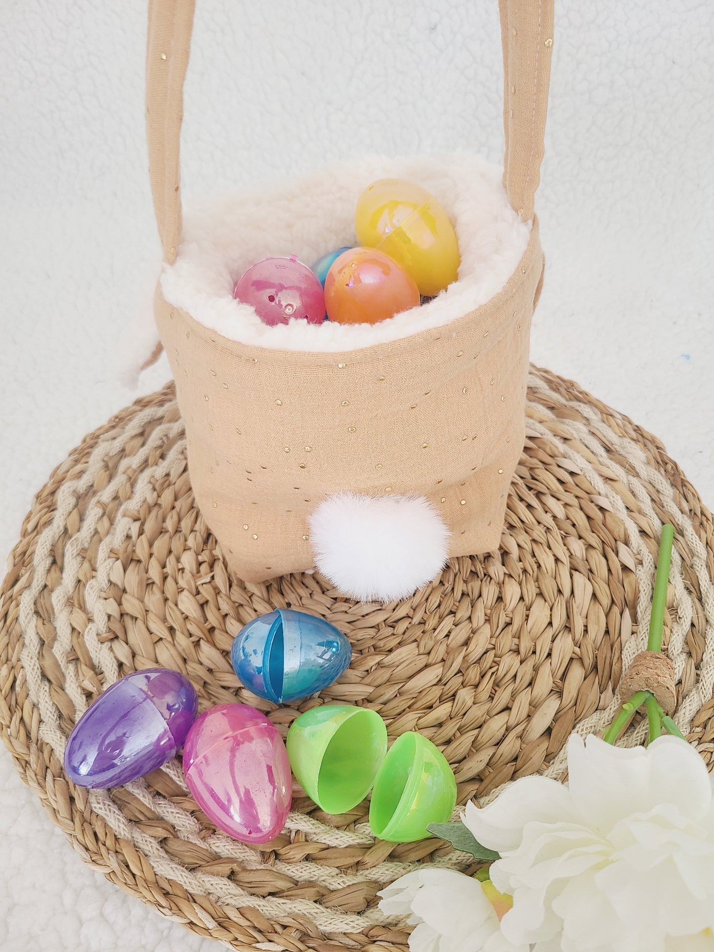 Panier lapin de Pâques personnalisable