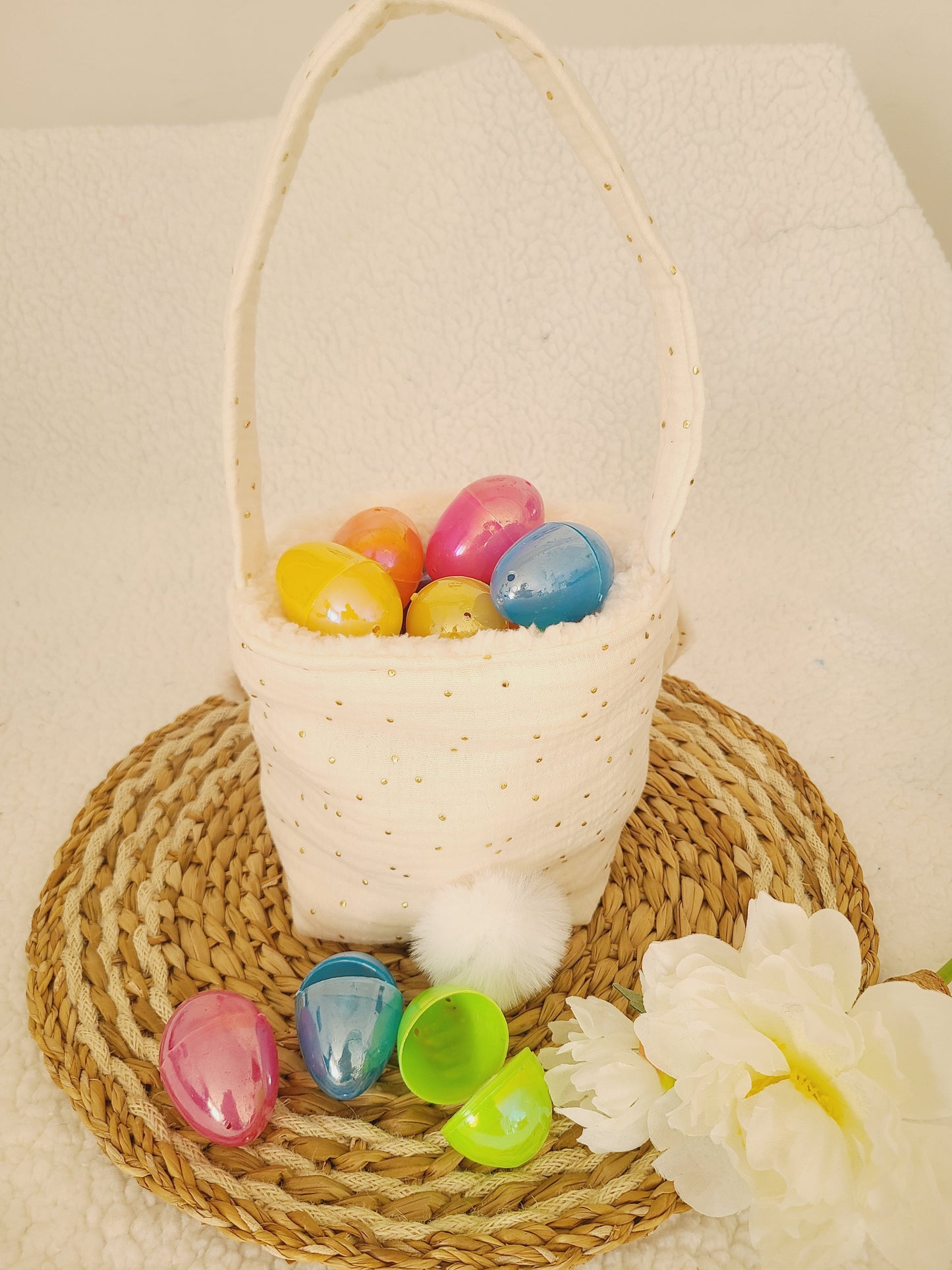 Panier lapin de Pâques personnalisable