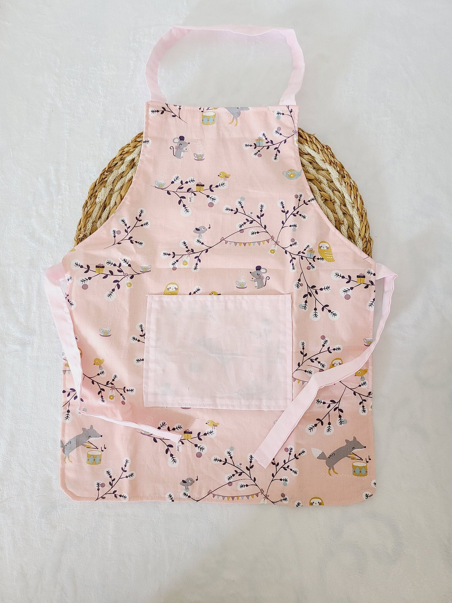 Tablier pour enfant personnalisable motifs renards